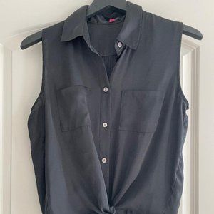 Vince Camuto Sleeveless Black Shirt